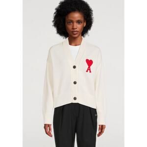 Ami De Coeur Cotton and Wool Cardigan size XS